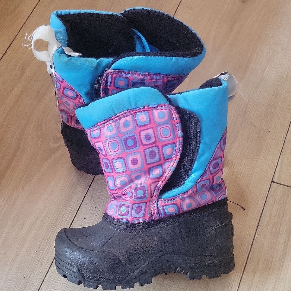 Northside Kids Boots - Pink and Blue Pattern